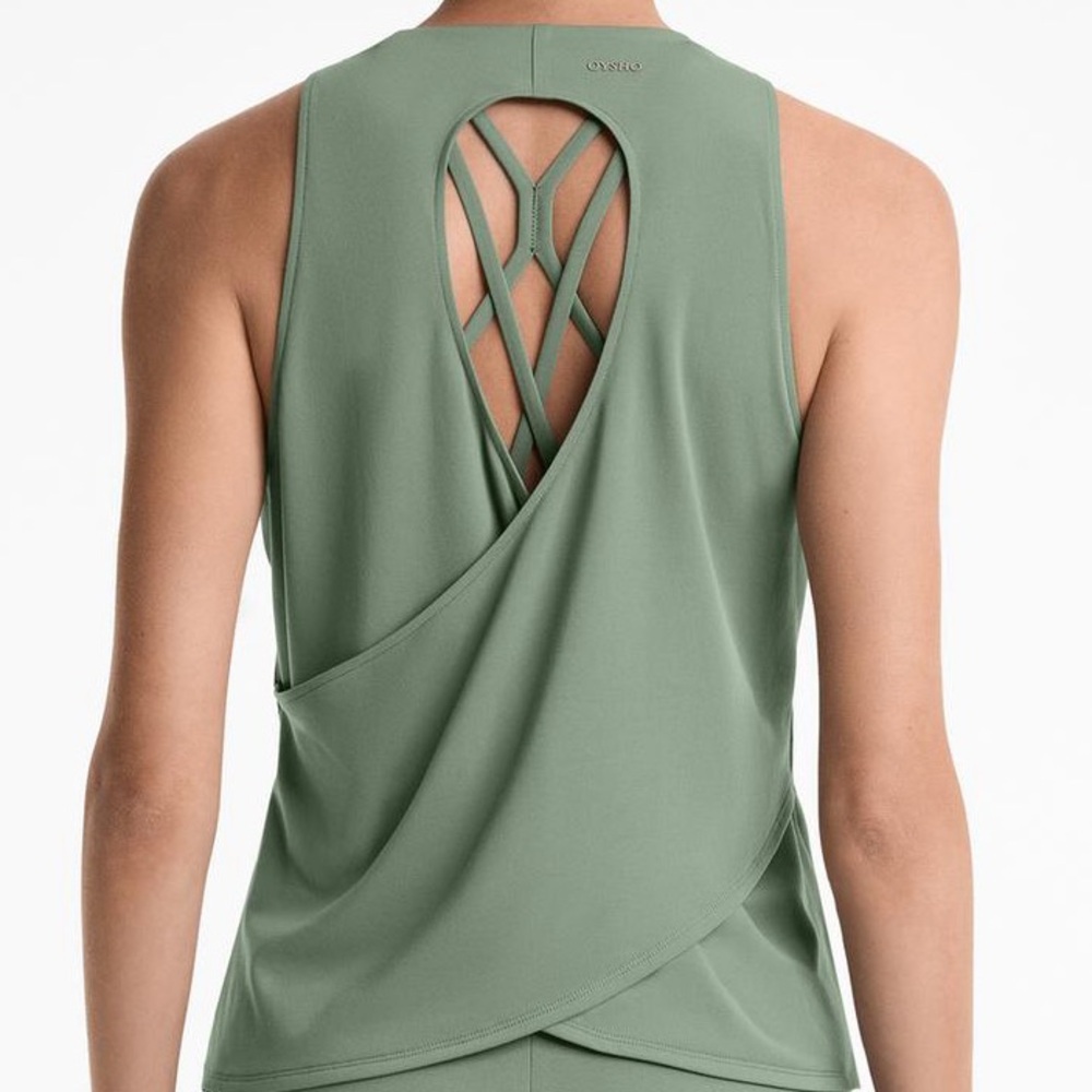 NWT Oysho Cross back Comfort Lux T Shirt.
